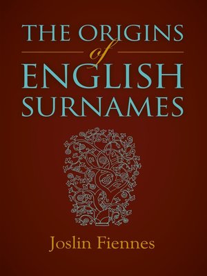 cover image of Origins of English Surnames